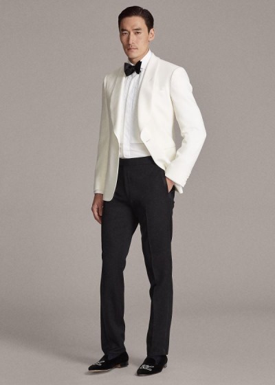 Men's Ralph Lauren Gregory Tuxedo Trousers | 075619EBH